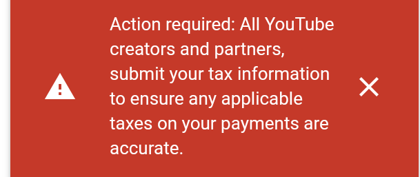 upcoming tax changes to your youtube earning money