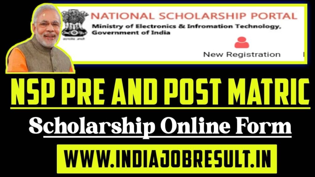 NSP Pre And Post Matric Scholarship Online Form 2021