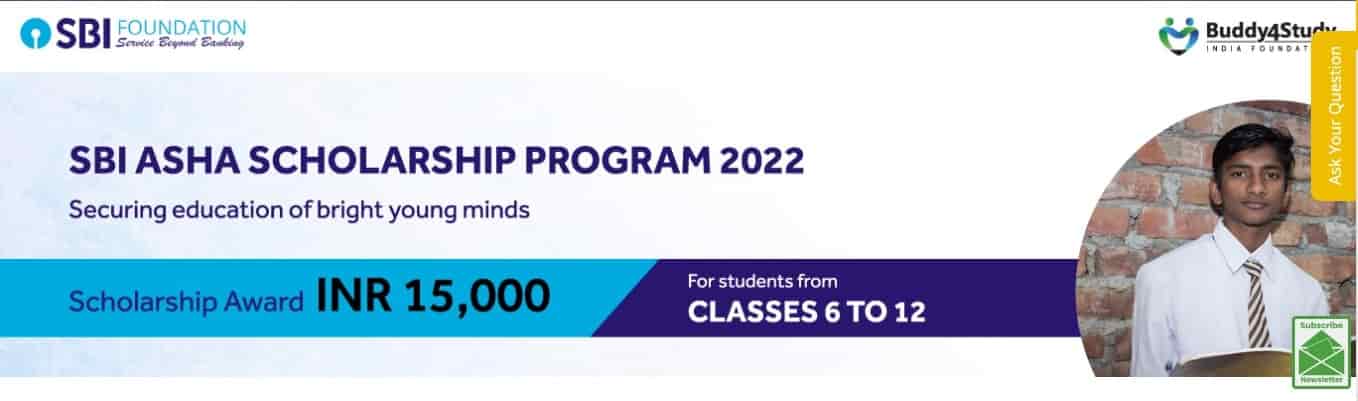 Sbi Asha Scholarship Program 2022 Apply Online Form एसबीआई आशा