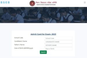 Bihar Board 12th Admit Card 2023 Download