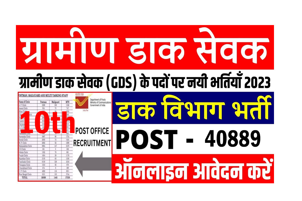 India Post GDS Recruitment 2023 Apply Online, India Post GDS Vacancy 2023, इंडिया पोस्ट ग्रामीन डाक सेवक भर्ती 2023