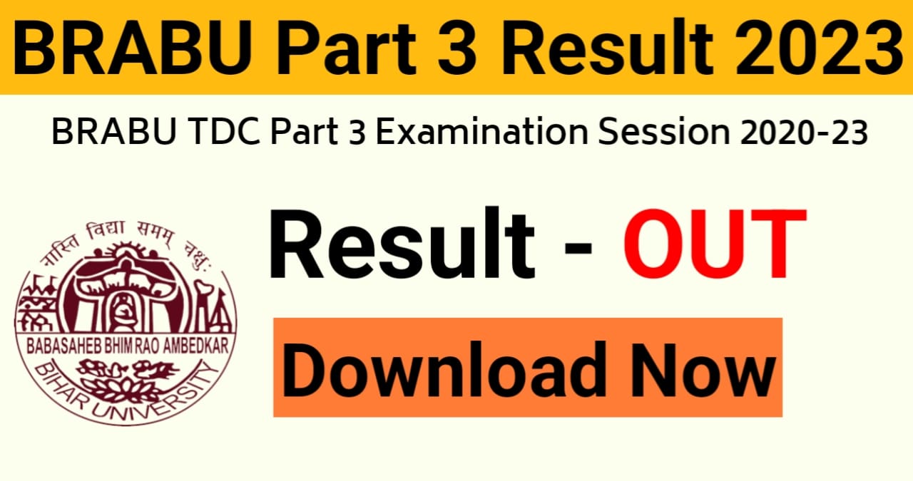 BRABU Part 3 Result 2020-23 जारी, ऐसे करें छात्र चेक - INDIA JOB RESULT