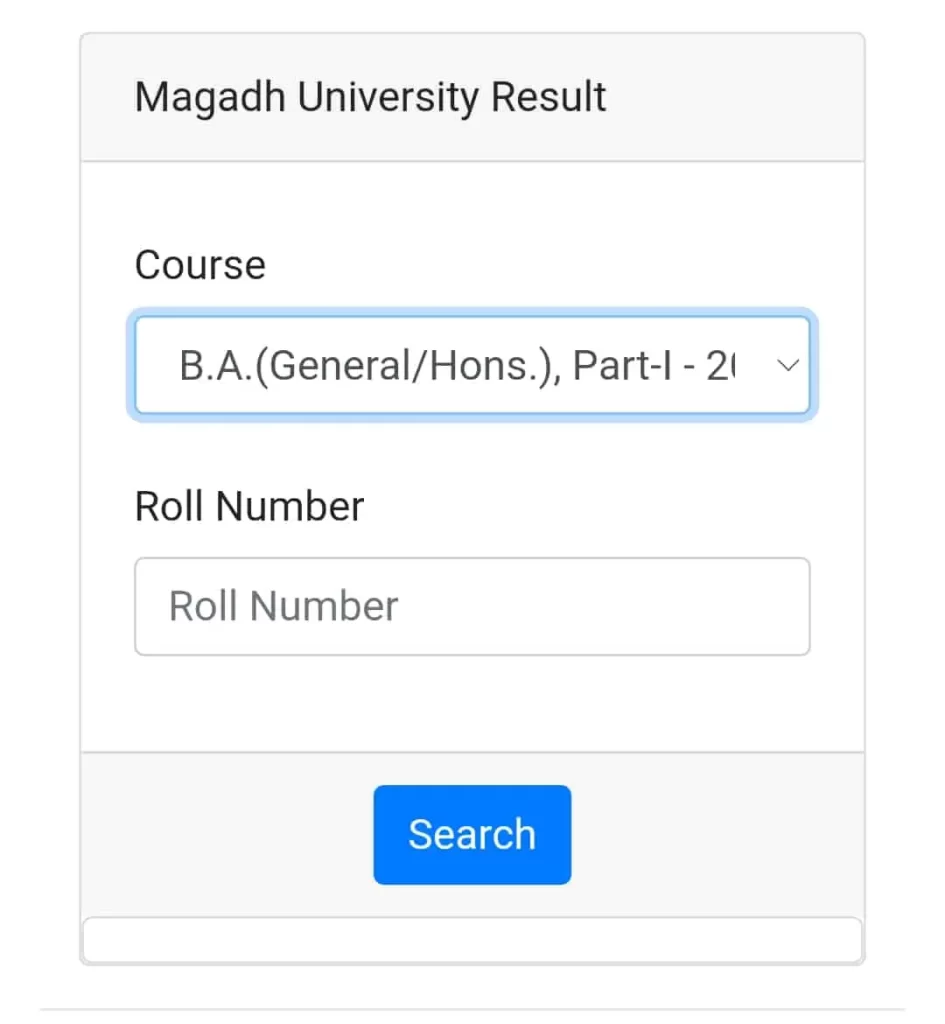 Magadh University Part 1 Result 2023, मगध यूनिवर्सिटी पार्ट 1 रिजल्ट 2023